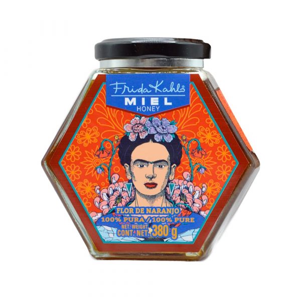 Miel Frida Kalho Flor de naranjo - versión USA 380g - Frontal