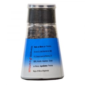 Molinillo de pimienta negra Novoxal 70g - Lateral