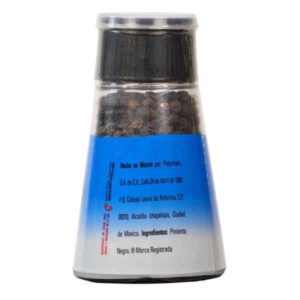 Molinillo de pimienta negra Novoxal 70g - Lateral