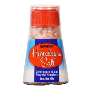 Molinillo Sal rosa del Himalaya en grano Novoxal 170g - Frontal