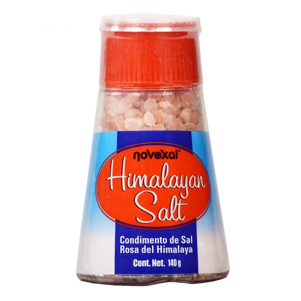 Molinillo Sal rosa del Himalaya en grano Novoxal 170g - Frontal