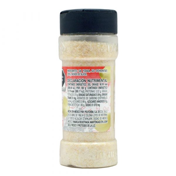 Sal con ajo Pizca con Amor 125g - Lateral