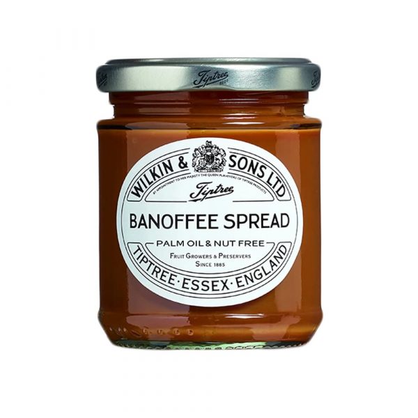 Crema Caramelo Banoffee Spread Tiptree vista del frasco
