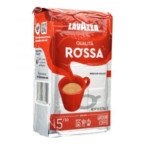 Café molido Lavazza Qualità Rossa empaque original Perspectiva