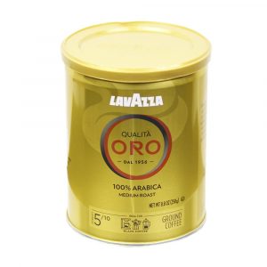 Café molido Lavazza Qualità Oro textura y molienda