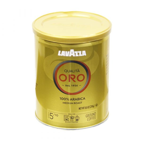 Café molido Lavazza Qualità Oro textura y molienda