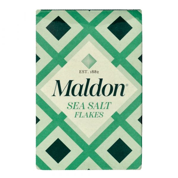 Sal Maldon en escamas caja chica vista frontal
