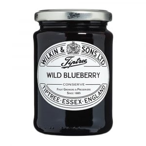 Mermelada de mora azul Tiptree Wild Blueberry frasco original