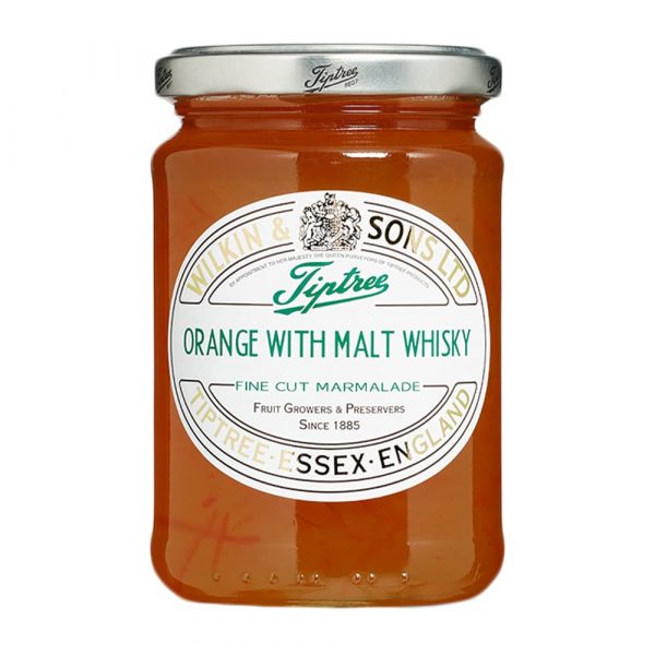 Mermelada de naranja con whisky Tiptree frasco original