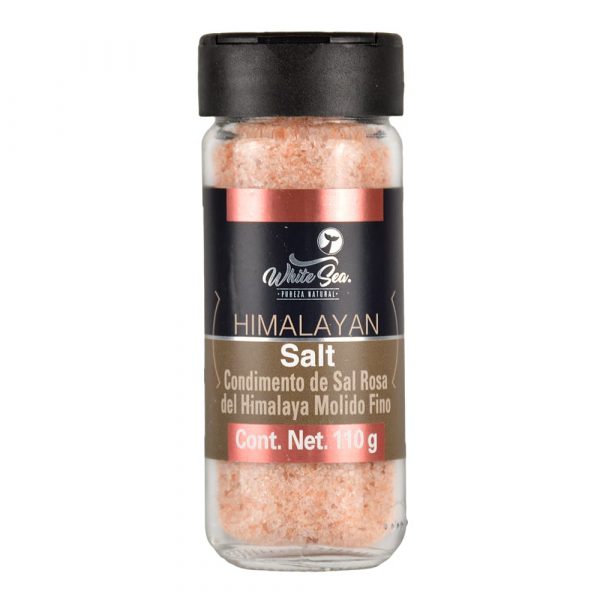 Sal rosa del Himalaya molida White Sea 110g