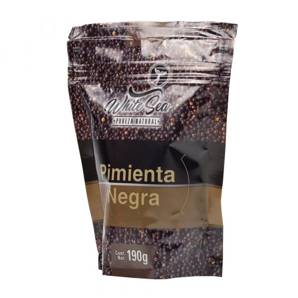 Pimienta negra White Sea 190g - Lateral derecho