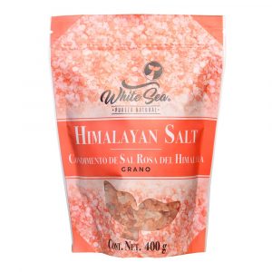 Sal del Himalaya en grano White Sea 400g - Frontal