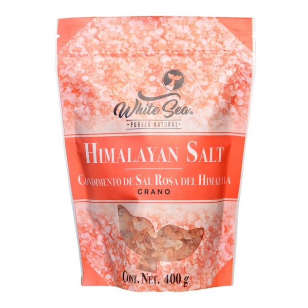 Sal del Himalaya en grano White Sea 400g - Frontal