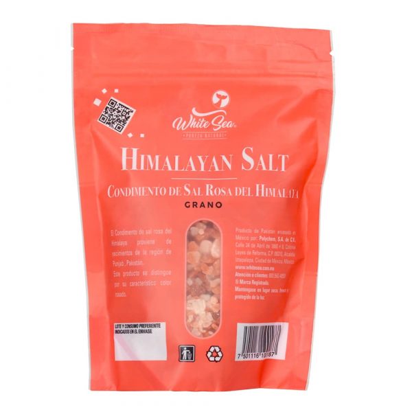 Sal del Himalaya en grano White Sea 400g - Posterior