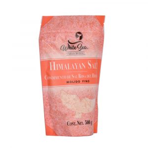 Sal del Himalaya Molido fino White Sea 500g - Lateral izquierdo