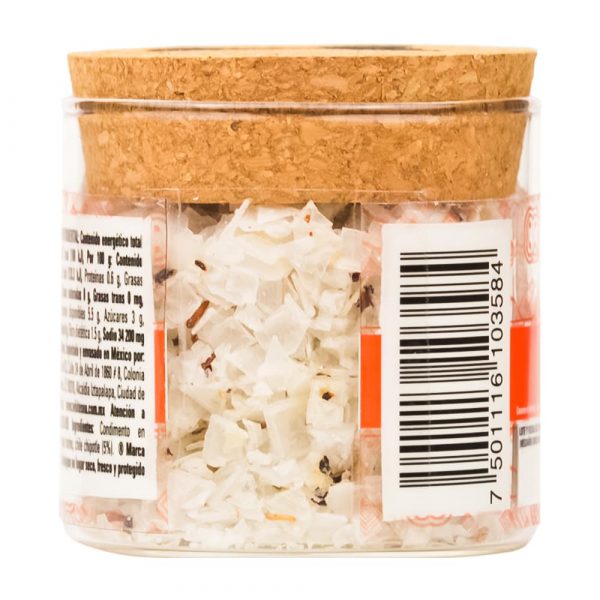 Sal de mar en escamas piramidales - Chipotle White Sea 75g - Posterior
